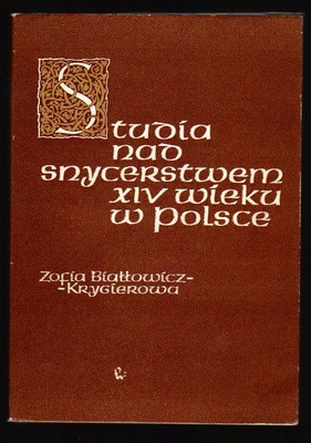 Studia nad snycerstwem XIV wieku w Polsce