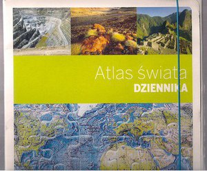 Atlas świata Dziennika..24 zeszyty w tekturowej teczce