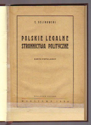 Polskie legalne stronnictwa polityczne