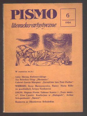 Pismo literacko-artystyczne..nr 6..1984