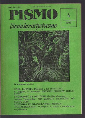 Pismo literacko-artystyczne..nr 4..1985