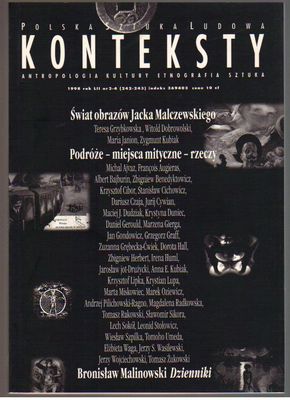 Konteksty  Polska Sztuka Ludowa nr 3-4  1998