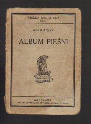 Album pieśni wyd. 1921