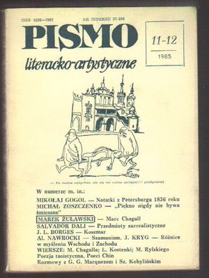 Pismo literacko-artystyczne..nr 11-12..1985