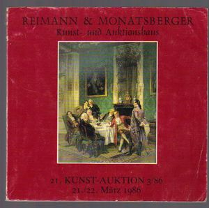 Reimann & Monatsberger. Kunst-Auktion  3/86