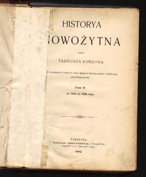 Historia nowożytna   tom 2  wyd. 1903