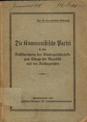 Die Kommunistische Partei..j.niemiecki