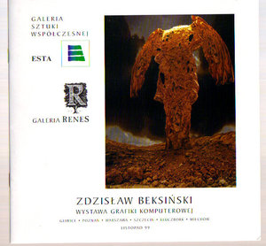 Zdzisław Beksiński..Wystawa grafiki komputerowej..1999..katalog