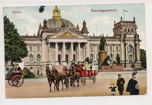 Berlin..Reichstagsgebaude..1909..z obiegu