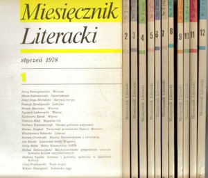 Miesięcznik Literacki..1978..12 numerów