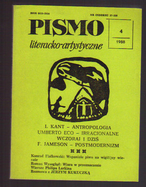 Pismo literacko-artystyczne..nr 14..1988 r