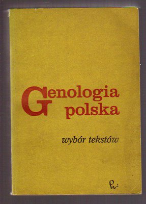 Genologia polska.Wybór tekstów