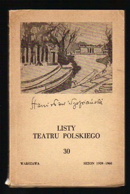 Listy Teatru Polskiego  zeszyt 30  1960