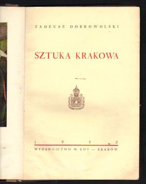 Sztuka Krakowa  wyd. 1950