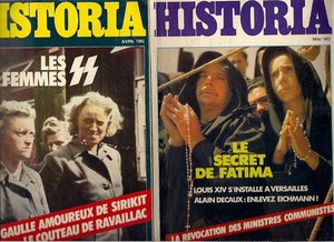 Historia..czasopismo francuskie..8 numerów