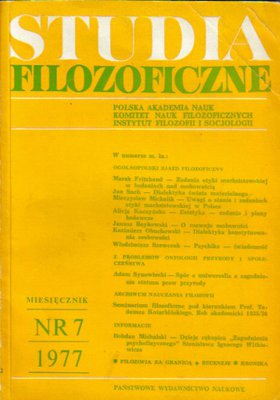 Studia filozoficzne..nr 7..1977