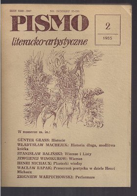 Pismo literacko-artystyczne..nr 2..1985