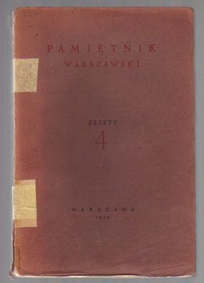 Pamiętnik Warszawski  7 zeszytów z lat 1929,1930,1931
