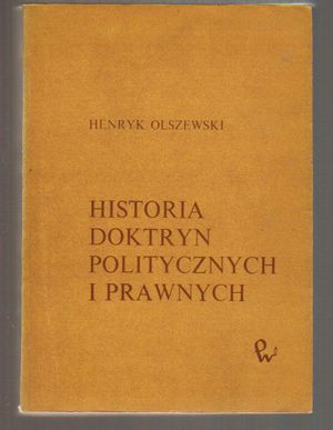 Historia doktryn politycznych i prawnych..wyd.1978