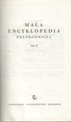 Mała encyklopedia przyrodnicza