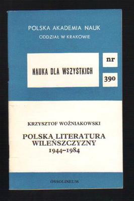 polska literatura Wileńszczyzny 1944-1984