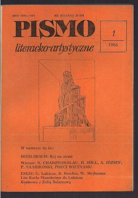 Pismo literacko-artystyczne..nr 1..1986