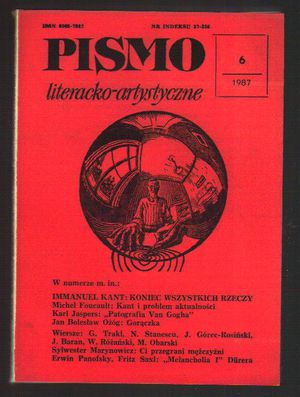 Pismo literacko-artystyczne..nr 6..1987