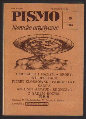 Pismo literacko-artystyczne..nr 10..1988