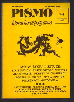 Pismo literacko-artystyczne..nr 7-8..1988