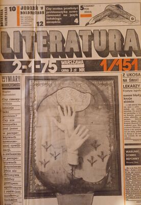Literatura..tygodnik..1975..51 numerów oprawa introligatorska