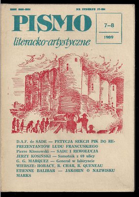 Pismo literacko-artystyczne..nr 7-8..1989