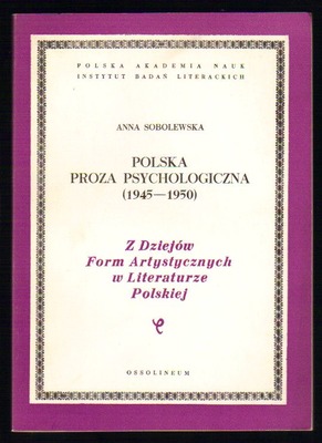 Polska proza psychologiczna (1945-1950)