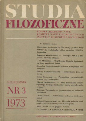 Studia filozoficzne..nr 3..1973