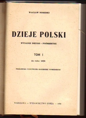 Dzieje Polski  tomy 1,2,3  wyd. 1938