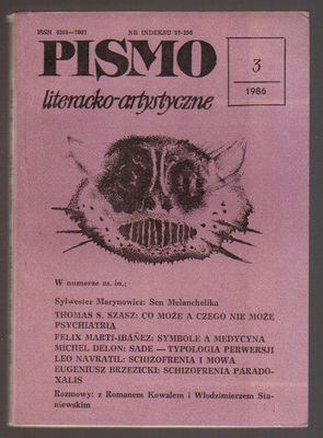 Pismo literacko-artystyczne..nr 3..1986