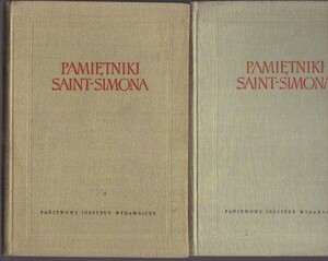 Pamiętniki Saint-Simona  tomy 1,2