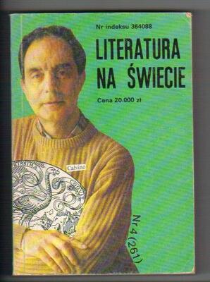 Literatura na Świecie nr 4 1993 Calvino, Tabucchi...