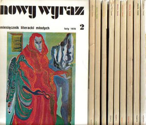 Nowy Wyraz.Miesięcznik literacki młodych..rok 1978..10 numerów