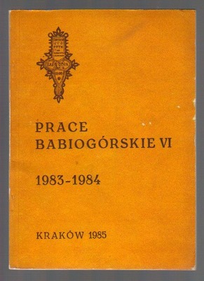 Prace Babiogórskie VI 1983-1984
