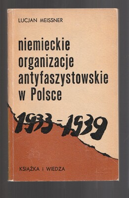 Niemieckie organizacje antyfaszystofskie w Polsce 1933-1939