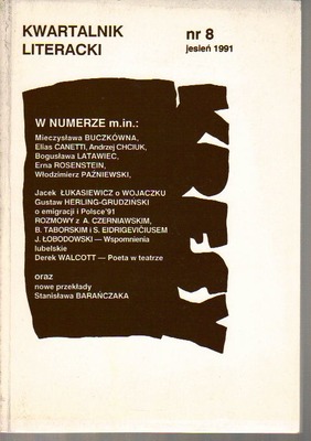 Kresy  kwartalnik literacki numer 8  1991