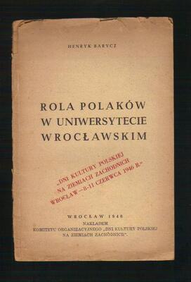 Rola Polaków w Uniwersytecie Wrocławskim
