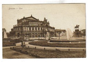 Dresden..Oper..1928..z obiegu