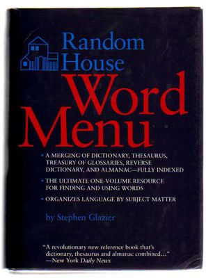 Random House Word Menu
