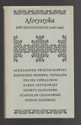 Aforystyka dwudziestolecia (1918-1939)