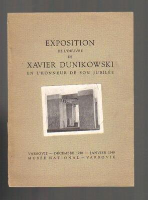 Exposition de l`oeuvre de Xavier Dunikowski en l`honneur de son jubilee