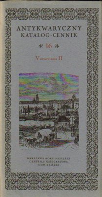 Antykwaryczny Katalog-Cennik..nr 16..Varsoviana II
