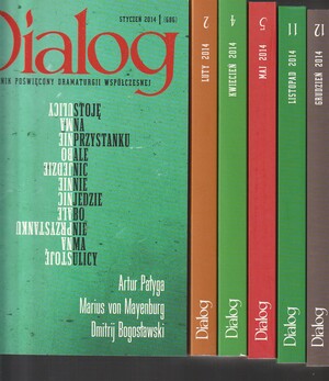 Dialog miesięcznik nr 1,2,4, 5,11,12 2014