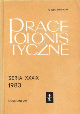 Prace Polonistyczne...seria XXXIX 1983