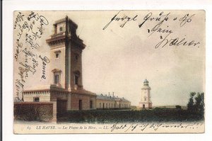Le Havre.Les Phares de la Heve..1905..z obiegu